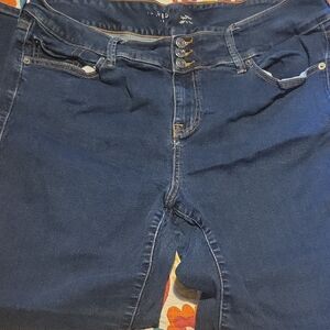 Torrid High Rise Dark Blue Jeans